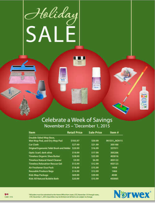 Holiday Sale 2015